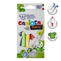 Carioca Textilmarker, Maxi-Spitze, Farbmix