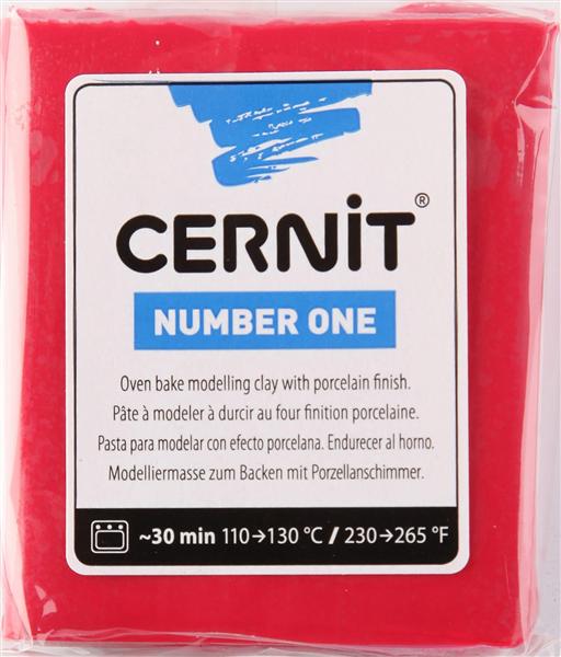Cernit Modelliermasse 56 g – 463 - xmas rot