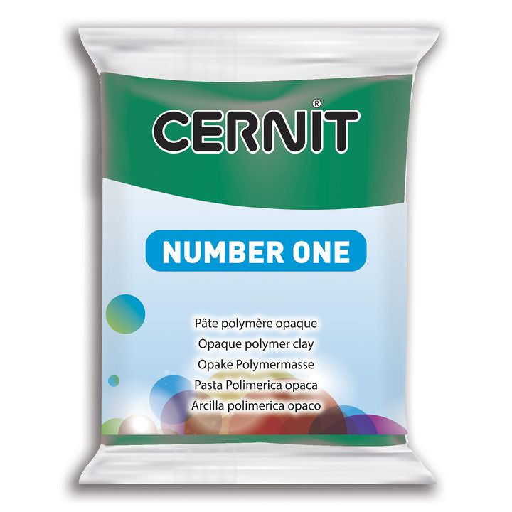 Cernit Modelliermasse 56 g – smaragdovo Grün