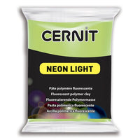 Cernit Neon Light Polymermasse 56 g – Grün
