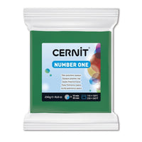 Cernit Number One Polymer-Modelliermasse 250 g – Grün