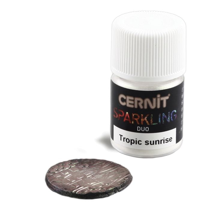 CERNIT Sparkling Glimmerpuder für Polymerton | verschiedene Farbtöne — Bild 17