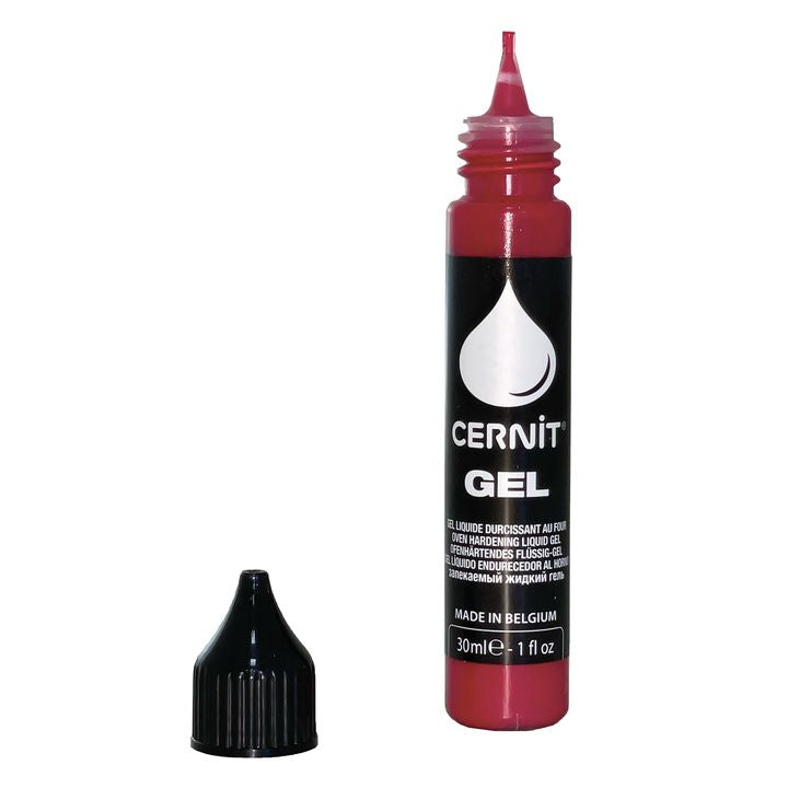 CERNIT flüssiger Polymer-Gel 30 ml | verschiedene Farbtöne | rot