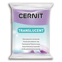 Cernit TRANSLUCENT Modelliermasse 56g Block mit glatter Konsistenz zur Verarbeitung