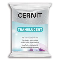 Cernit TRANSLUCENT Modelliermasse 56g Block mit glatter Konsistenz zur Verarbeitung