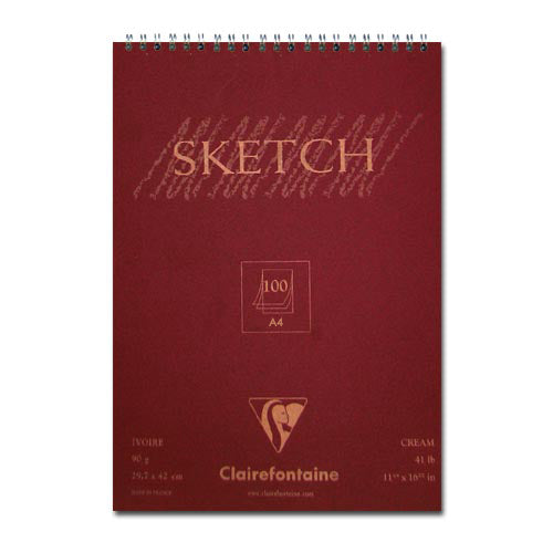 Clairefontaine Creme Spiral Skizzenbuch | sortierte Größe — Bild 2