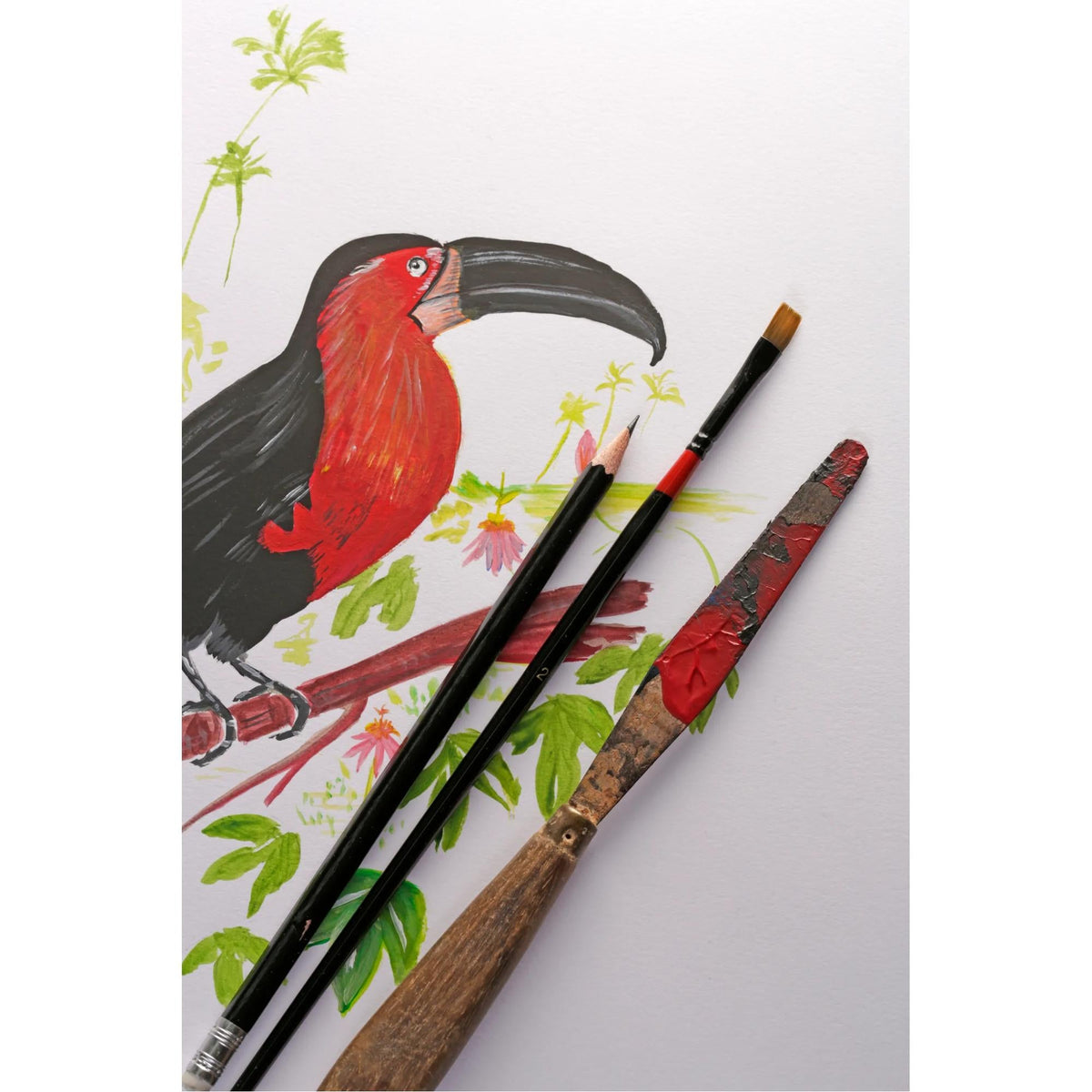 CLAIREFONTAINE Paint'On Mixed Media Block Weiß A5 250 g/m² - 40 Blatt