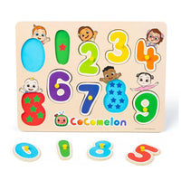 Cocomelon Holz-Steckpuzzle mit Zahlen — Bild 2