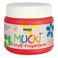 MUCKI Textil-Fingerfarben 150 ml – Gelb