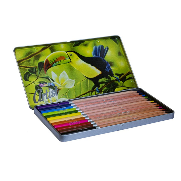 Colorino Artist Pencil Buntstifte in Metallbox (12 Stück) — Bild 1