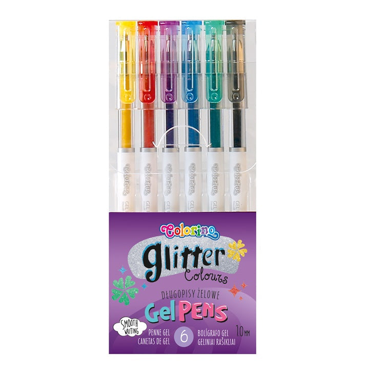 Colorino Glitter Gel Stifte 6er Set — Bild 1