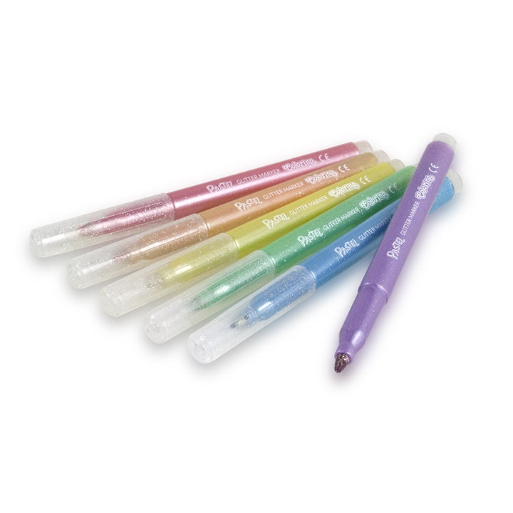 Colorino Glitzereffekt-Pastellstifte, 6er-Pack — Bild 4
