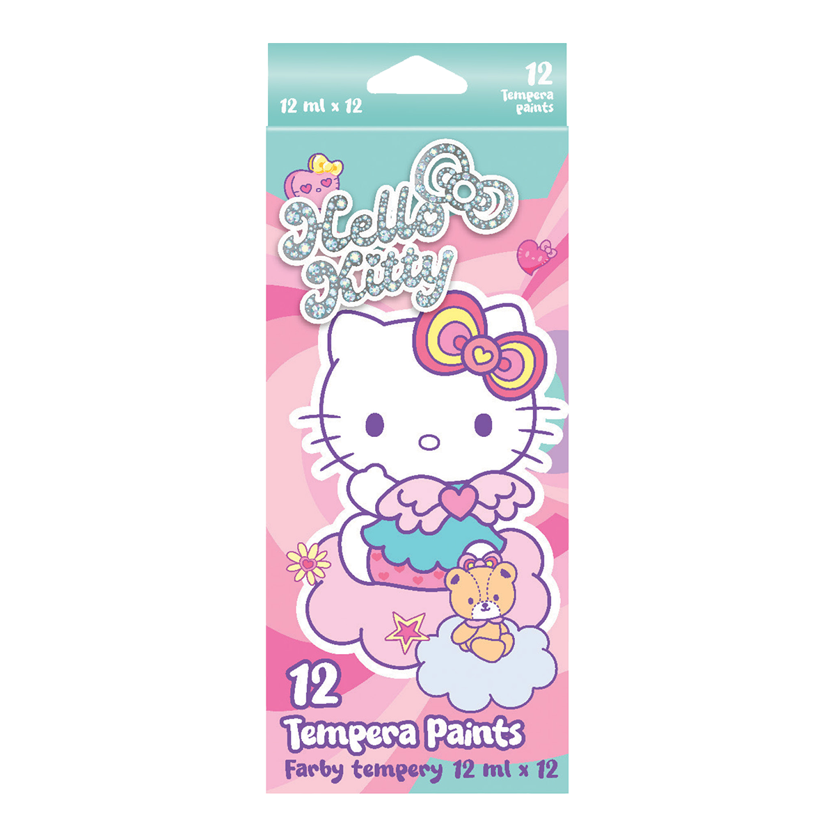 Colorino Temperafarben Hello Kitty in Tuben, 12 Farben