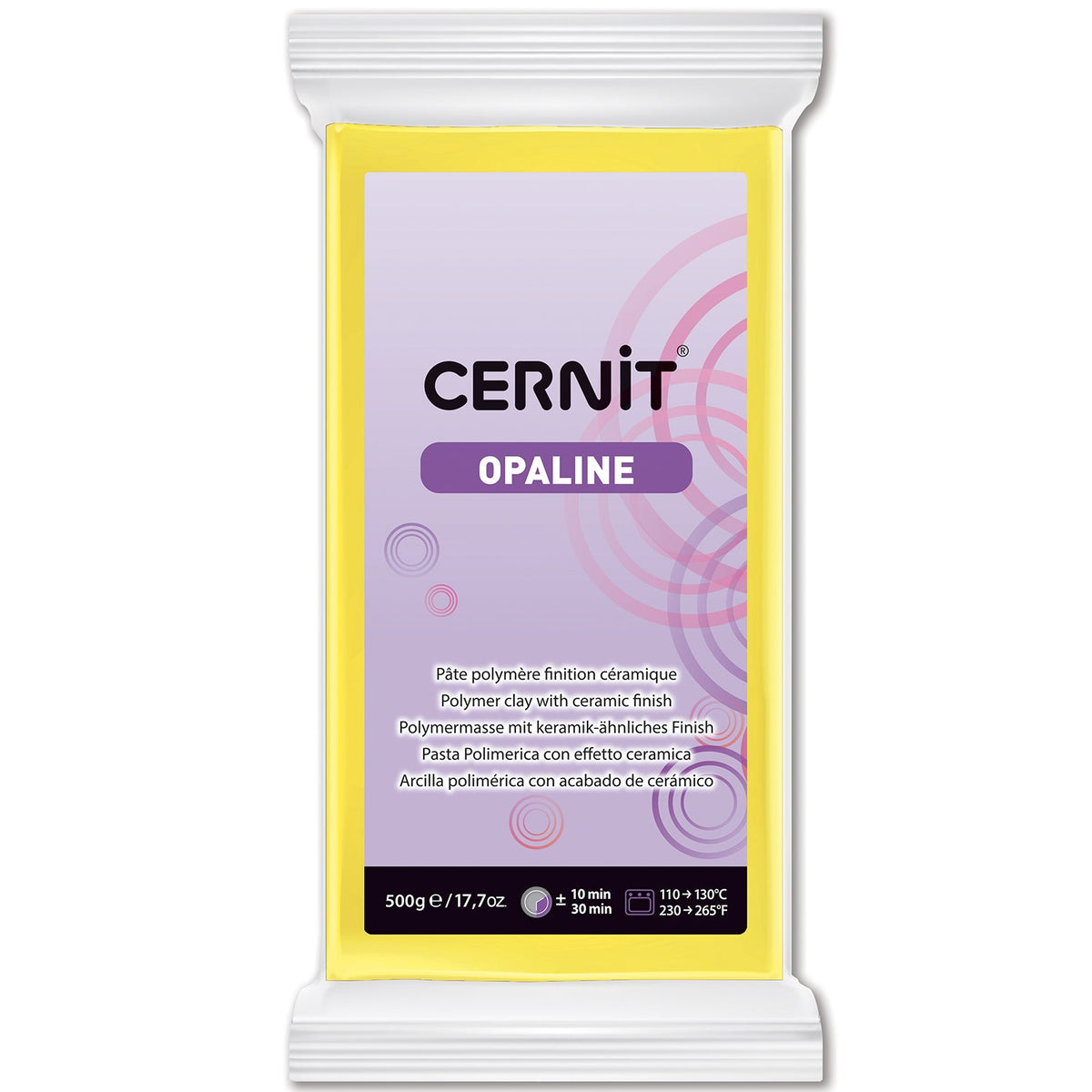 CERNIT Opaline Polymerton 500 g – Primary Yellow