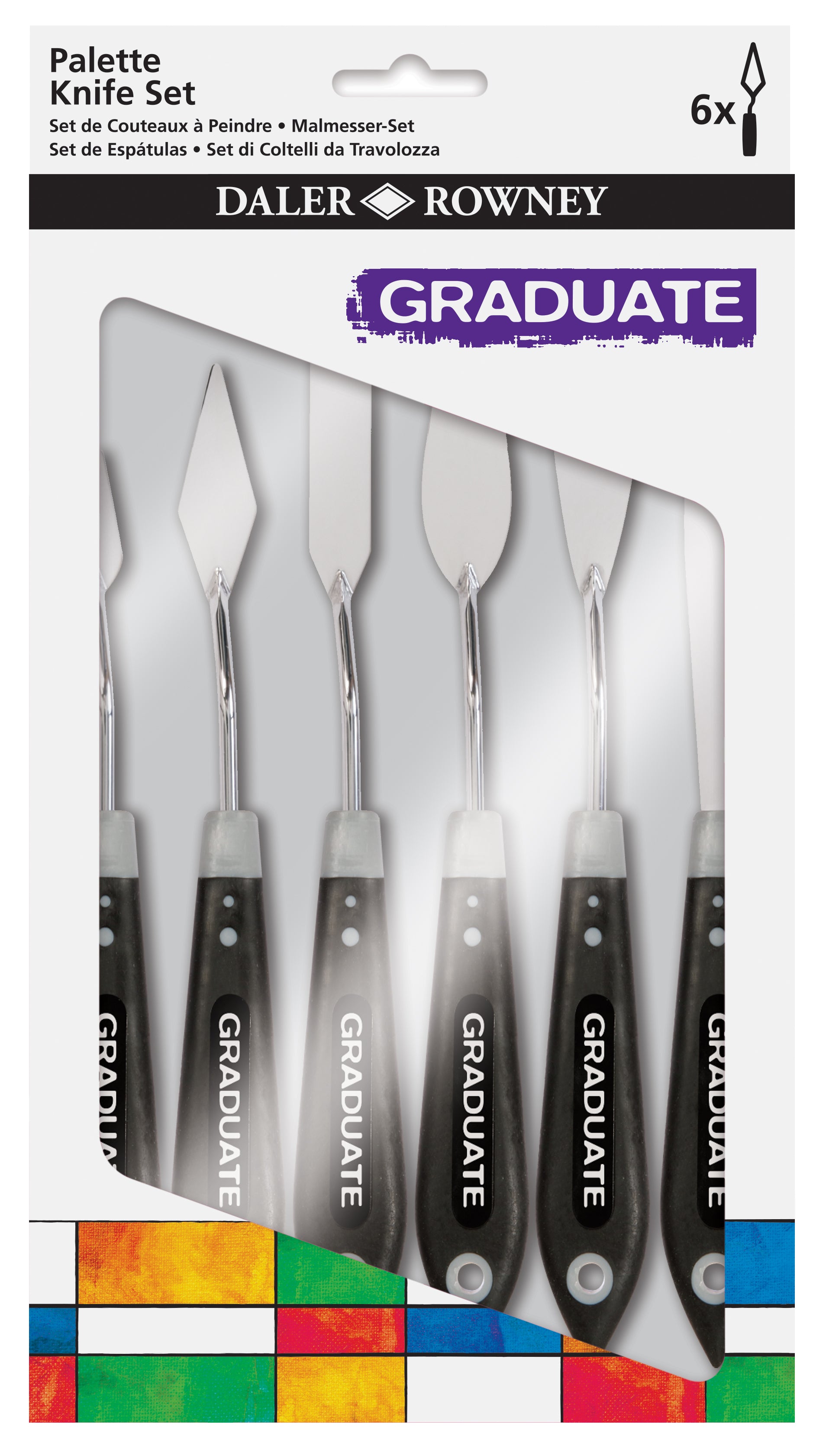 DALER ROWNEY Graduate Malmesser-Set 6-tlg.