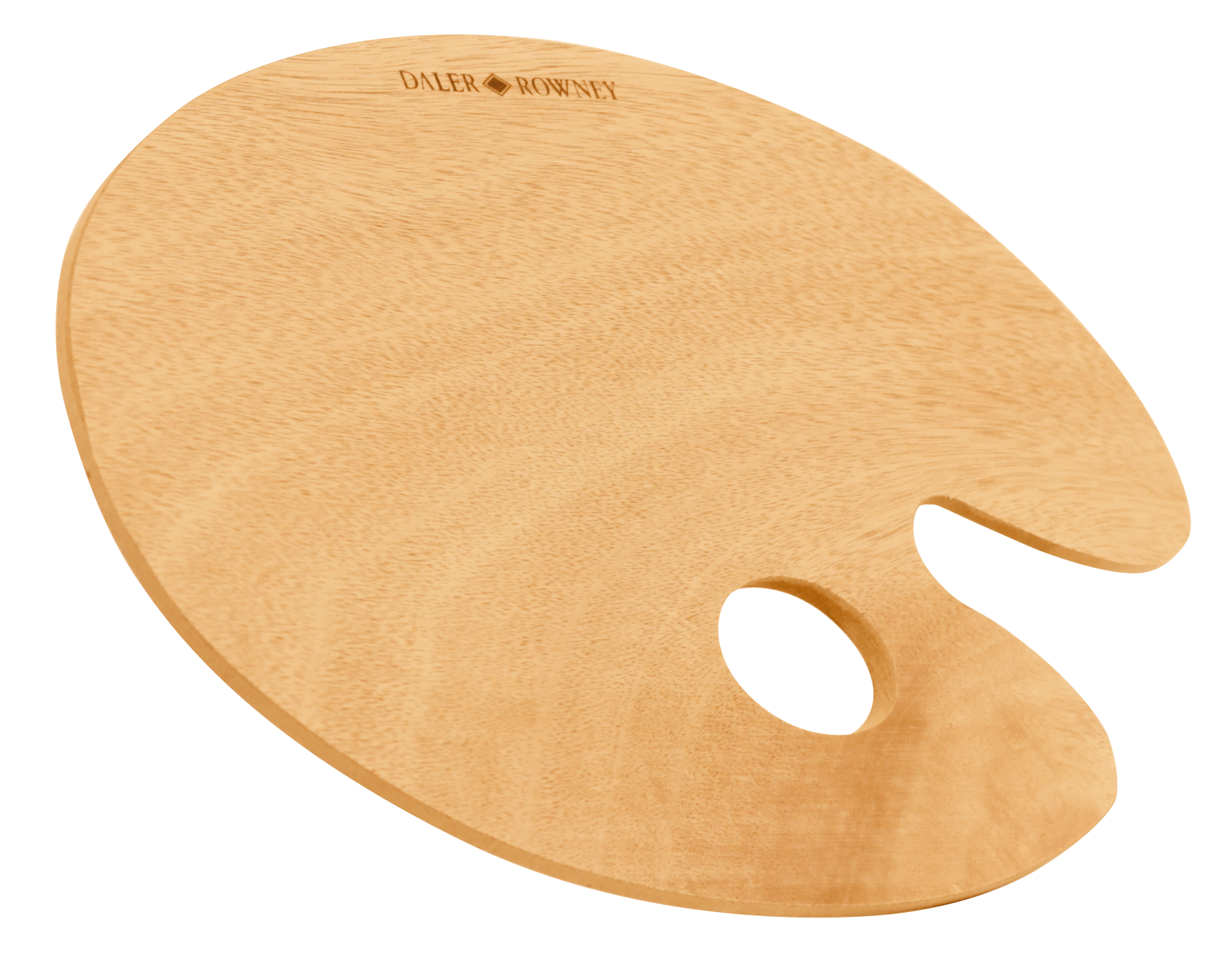 DALER ROWNEY Holz-Mischpalette oval 20 x 30 cm