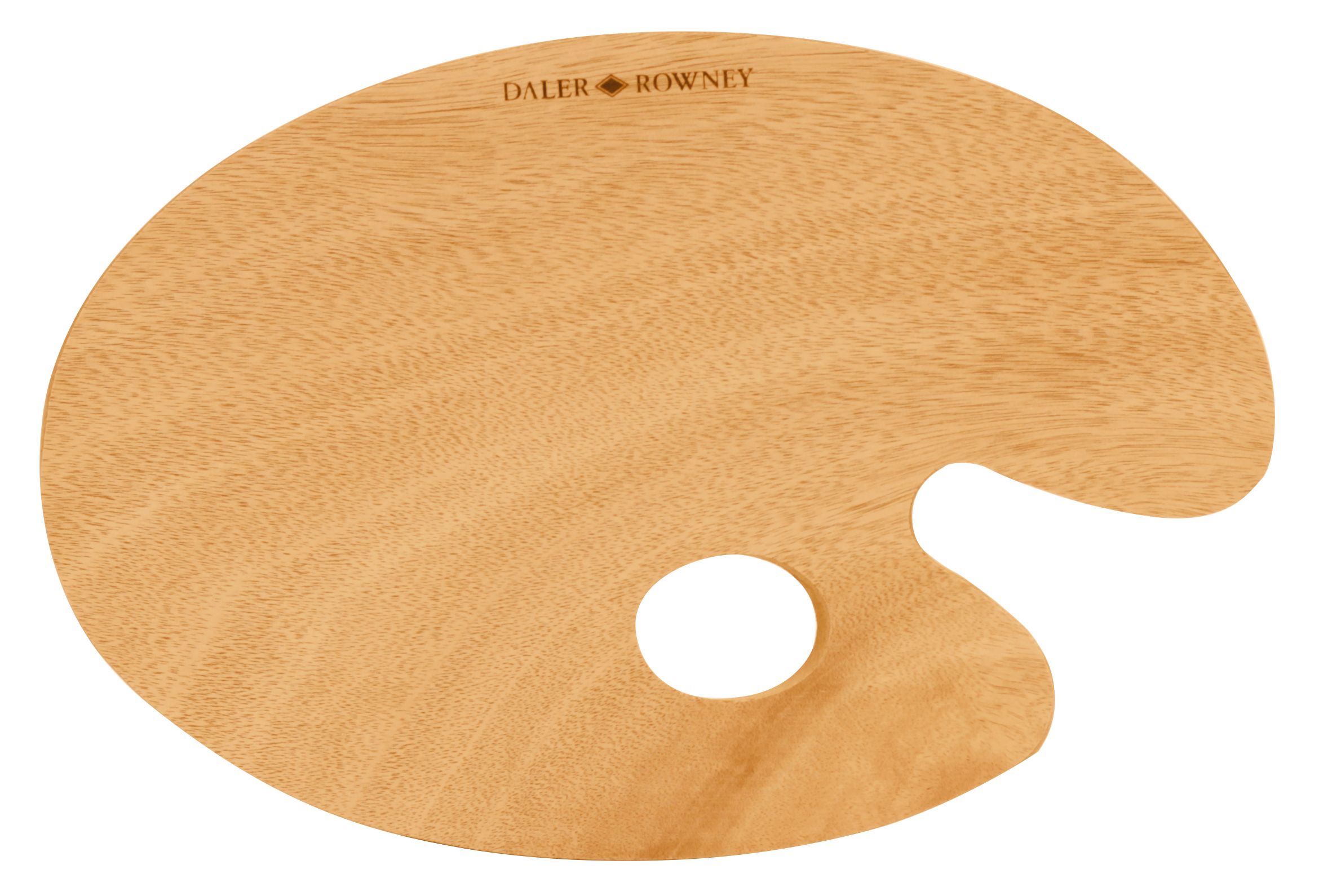 DALER ROWNEY Holz-Mischpalette oval 20 x 30 cm