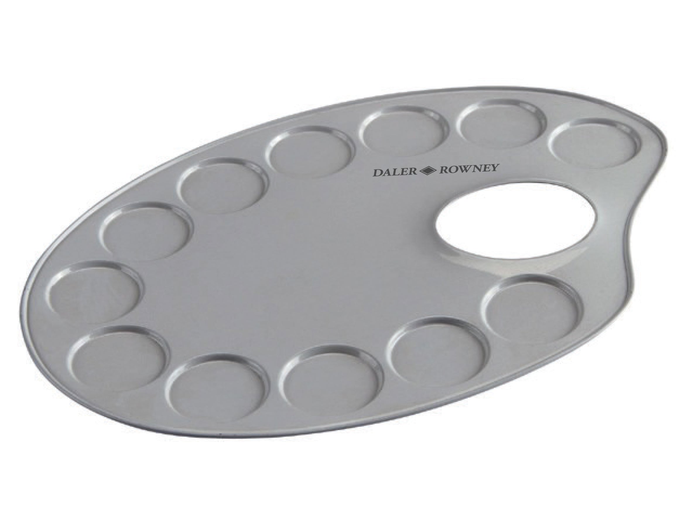 Metall-Mischpalette oval DALER ROWNEY 12 x 18 cm