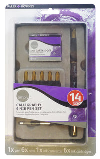 DALER ROWNEY Simply Kalligraphie-Set 14-tlg. mit Zubehör