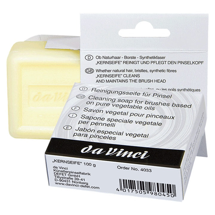 Da Vinci Pinselreinigungsseife 100 g — Bild 2