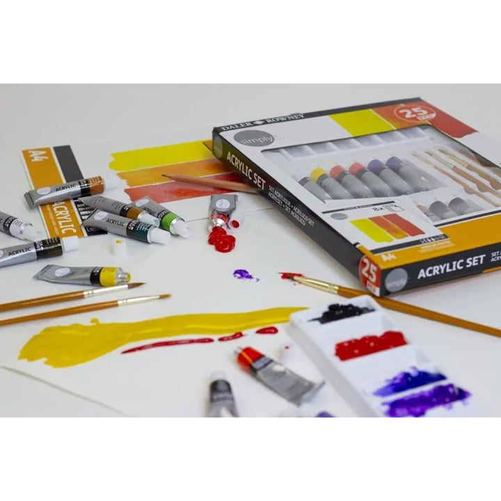 Daler Rowney Acrylic Set mit Zubehör 25 Stück — Bild 2