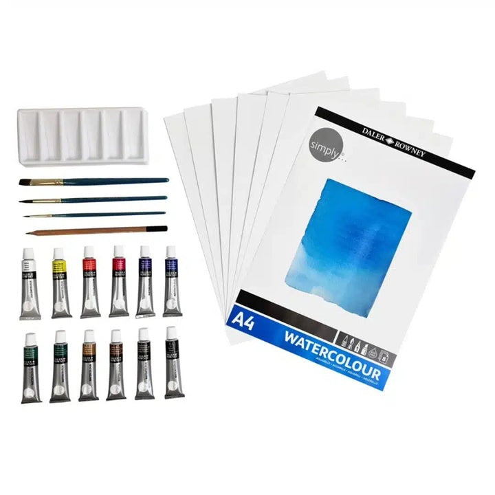 Daler Rowney Aquarellset mit Zubehör 25 Stück — Bild 7