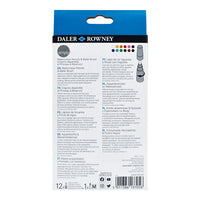 Daler Rowney Aquarellstifte 12er Set mit Wasserpinsel — Bild 1