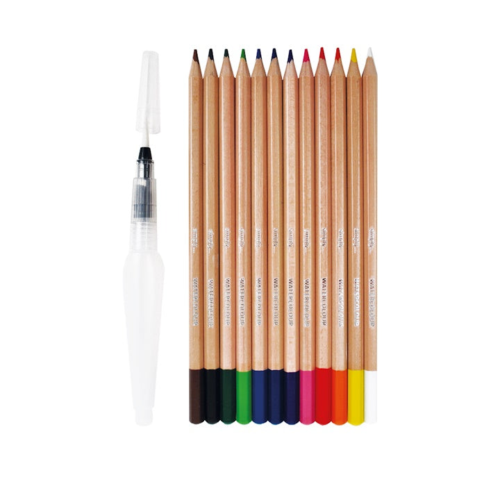 Daler Rowney Aquarellstifte 12er Set mit Wasserpinsel — Bild 7