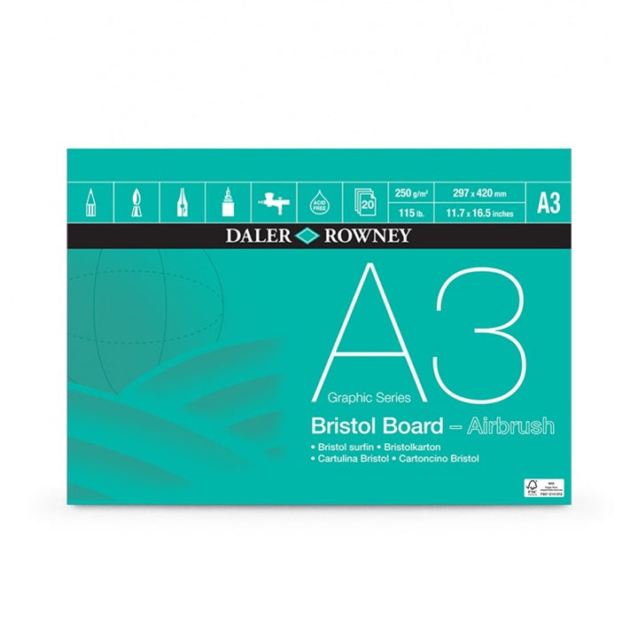 Daler-Rowney Bristol Airbrush Papierblock — Bild 1