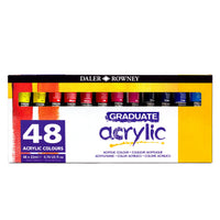 DALER ROWNEY Graduate Acrylfarben-Set 48 x 22 ml