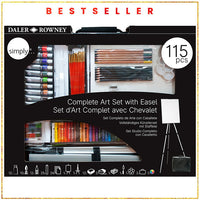 Daler-Rowney Umfassendes Kunstset mit Staffelei - 115 Teile — Bild 7