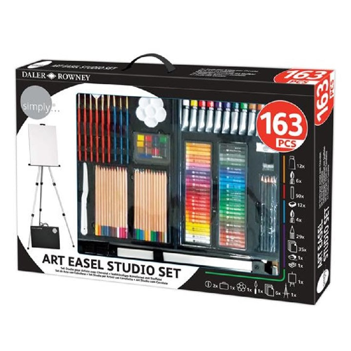 Daler-Rowney Umfassendes Kunstset mit Staffelei - 163 Teile — Bild 2