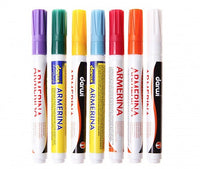 DARWI ARMERINA Porzellanmalstifte ohne Einbrennen 2 mm / 6 ml – Silber