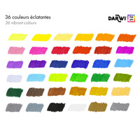 DARWI Buntstifte-Set 36-tlg.