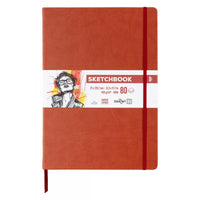 DARWI Skizzenbuch Terracotta A4 140 g 80 Blatt
