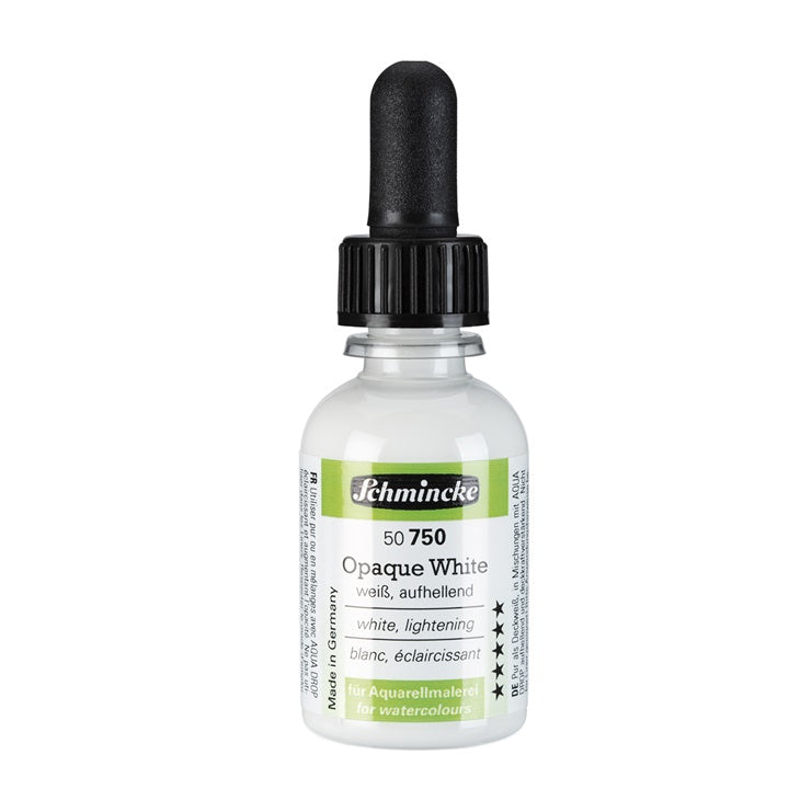 Deckweißes Medium für Aquarelle 30 ml — Bild 3