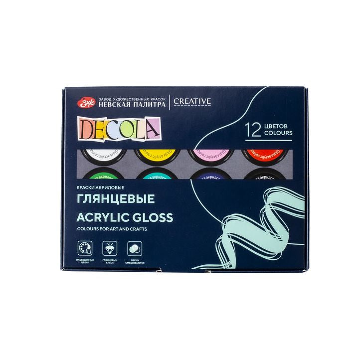 DECOLA Glanz-Acrylfarben | verschiedene Sets — Bild 1
