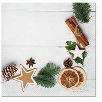 Decoupage-Serviette Natürlicher Weihnachtsrahmen – 1 Stk. — Bild 2