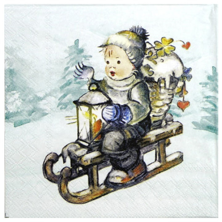 Decoupage-Serviette Ride into Christmas 1 Stk. — Bild 2