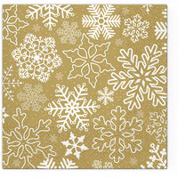 Decoupage-Serviette Schneeflocken - 1 Stk. — Bild 2