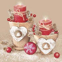 Decoupage-Serviette Weihnachtlicher Kerzenglanz – 1 Stk. — Bild 2