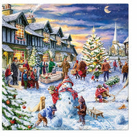Decoupage-Serviette Weihnachtsmarkt - 1 Stk. — Bild 2