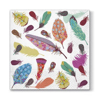 Decoupage-Serviette Zarte Federn - 1 Stk. — Bild 2