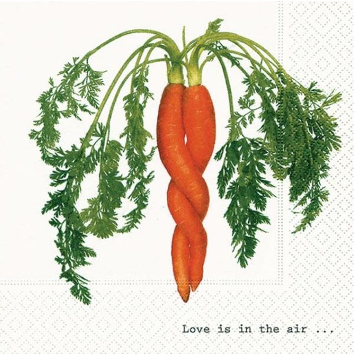 Decoupage Servietten Intertwined Carrot - 1 Stück — Bild 1