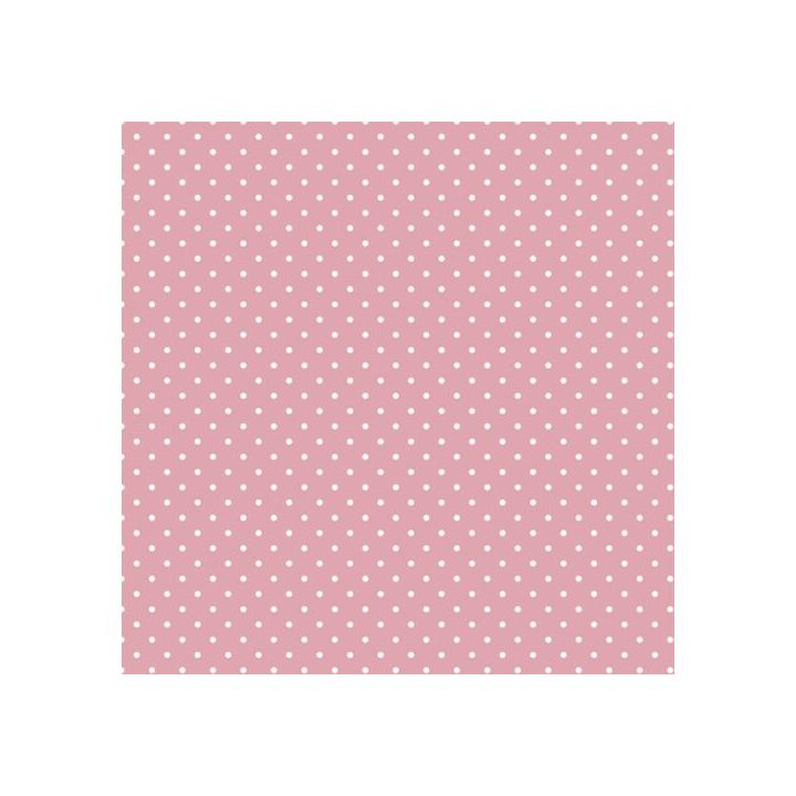 Decoupage-Servietten - White Dots on Pink  - 1Stück — Bild 1