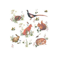 Decoupage-Servietten - Wild Forest Animals  - 1Stück — Bild 2