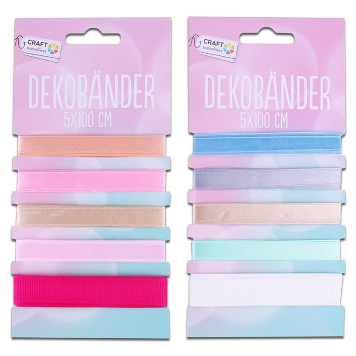 Dekoband Craft Sensations 100 cm - 5 St. | verschiedene Farben — Bild 1