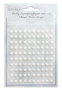 Dekoperlen 5 mm 100 Stk. – Elfenbein