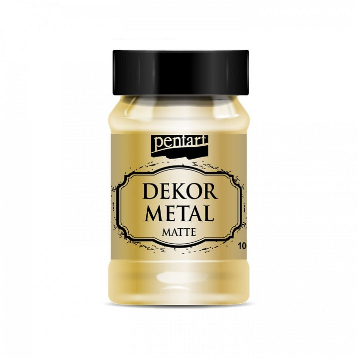 Pentart Dekofarbe 100 ml – Metallic matt – Bronze