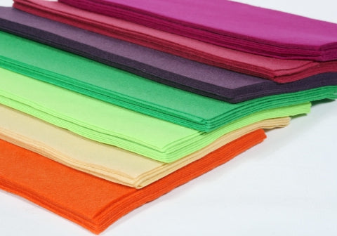 Dekorationsfilz synthetisch 20x30 cm – 3161 schwarz